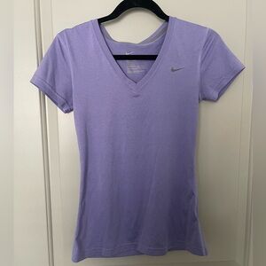 Nike Women's Short Sleeve Dri-FIT Tee - Lavender